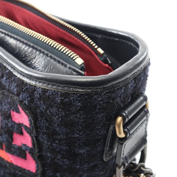 Chanel Shoulder Bag Gabriel De Chanel Large Hobo A93824 Navy/Black Fabric - Picture 8 of 10